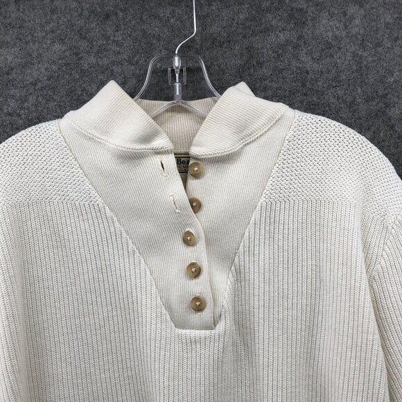 L.L. Bean Cream Sweater - Picture 3 of 7